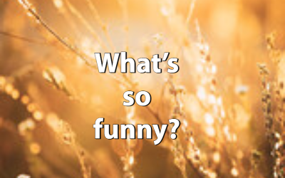What’s so funny?